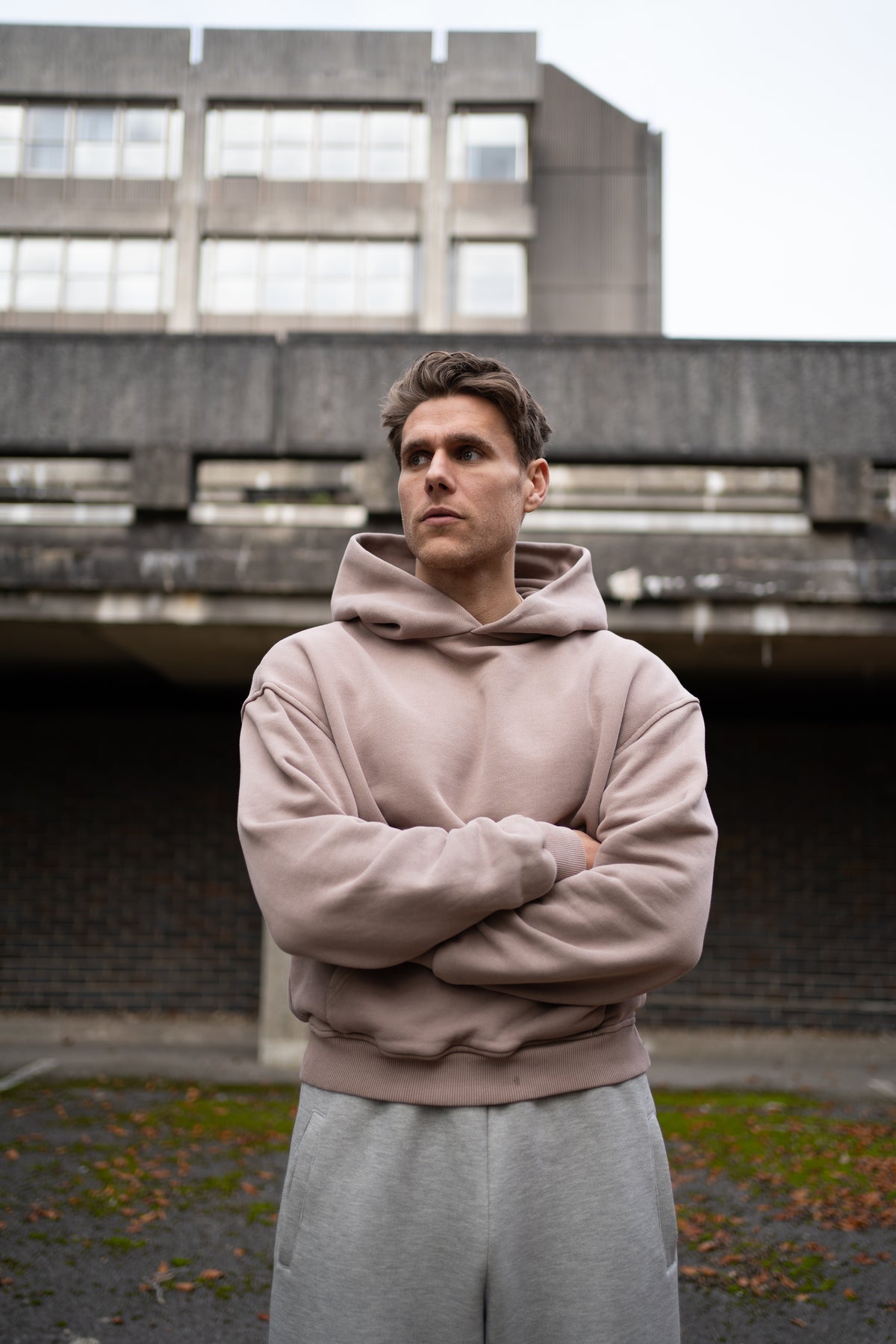 BASICS Hoodie | Vintage Mauve
