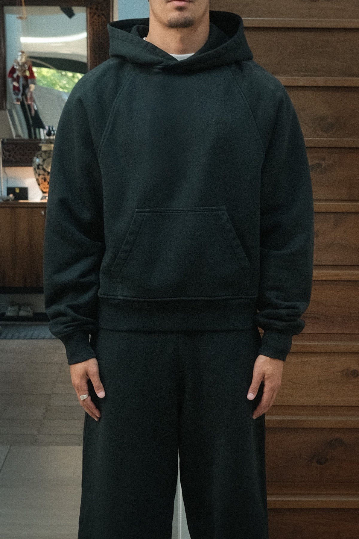 Boxy Raglan Hoodie