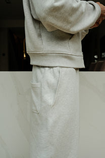 Wide Leg Cuffed Sweatpants