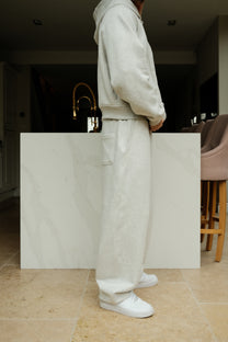 Wide Leg Cuffed Sweatpants