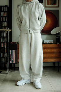 Wide Leg Cuffed Sweatpants