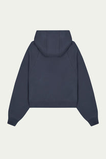 Boxy Raglan Zip Hoodie