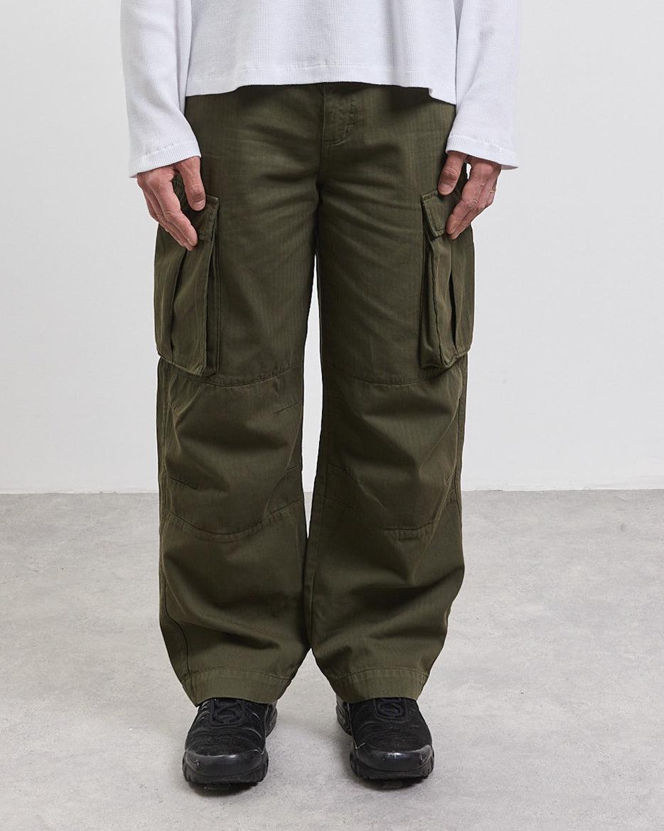 Herringbone Cargo Pants