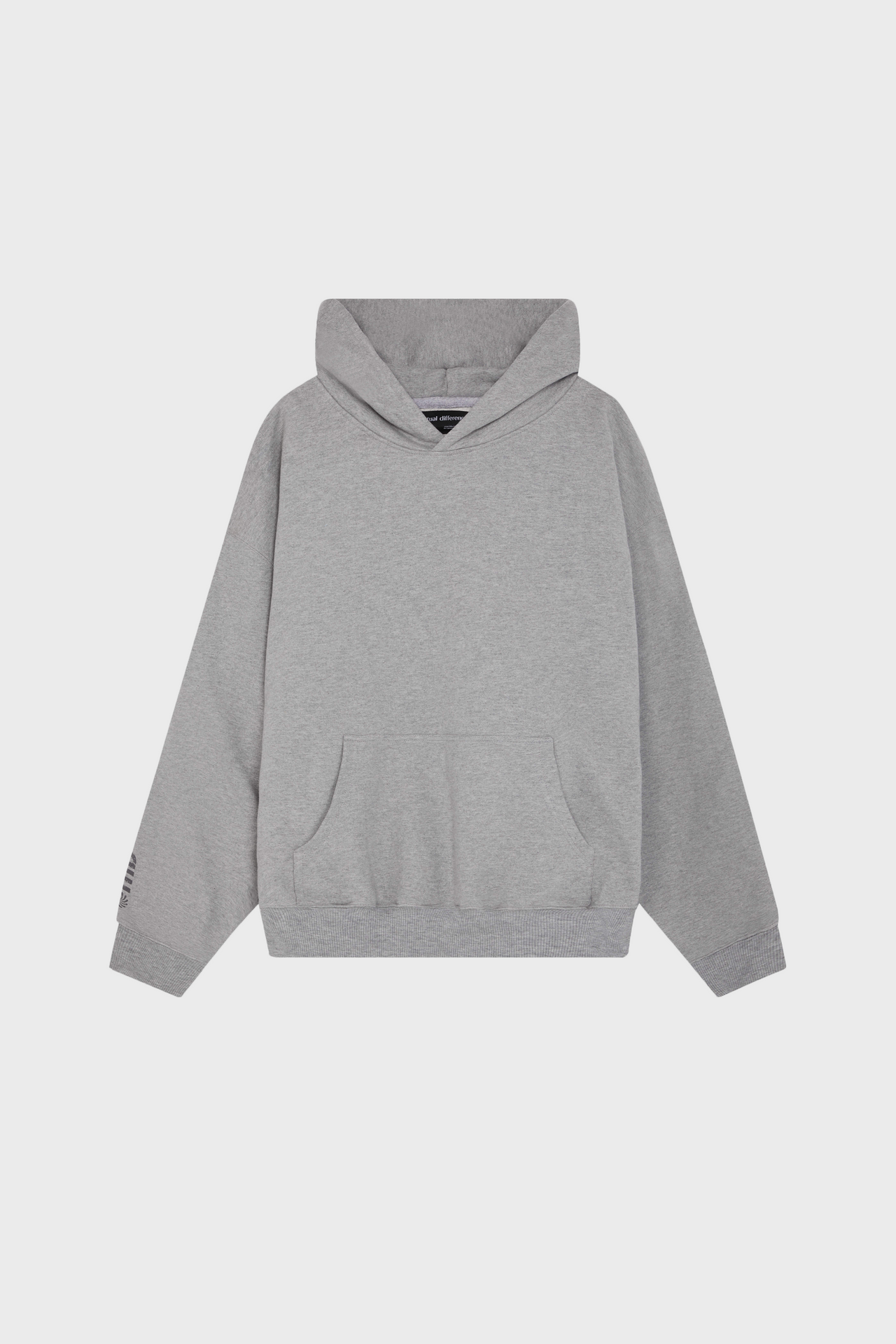 GREY POWERED HOODIE – Mutual Differences